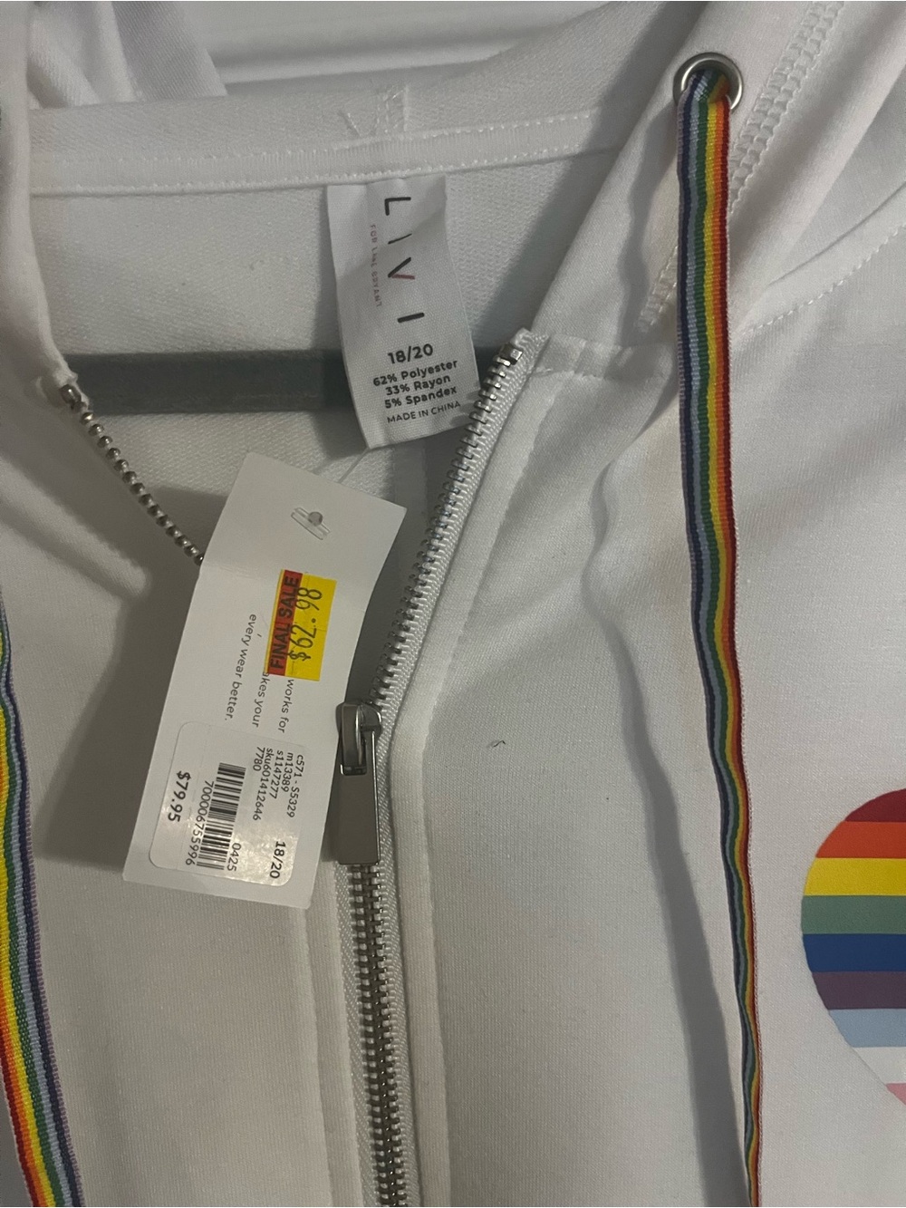 Pride Zip-up jacket - Picture 3 of 3